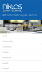 Mobile Screenshot of niklas-zahntechnik.de
